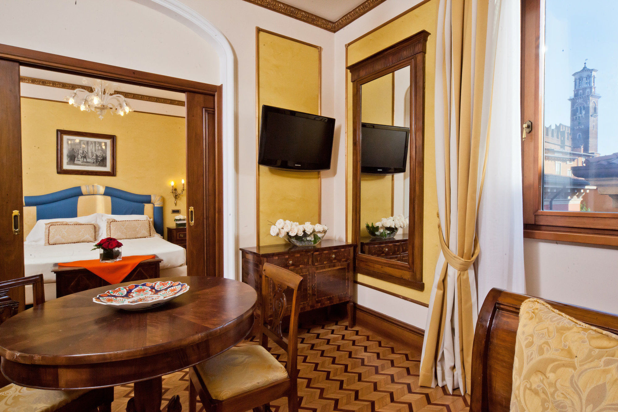 Due Torri Hotel Verona Bagian luar foto